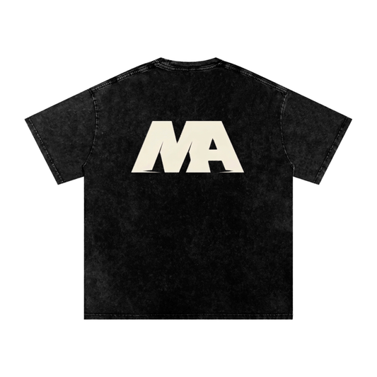 MA Washed Oversized Cotton T-Shirt - Unisex
