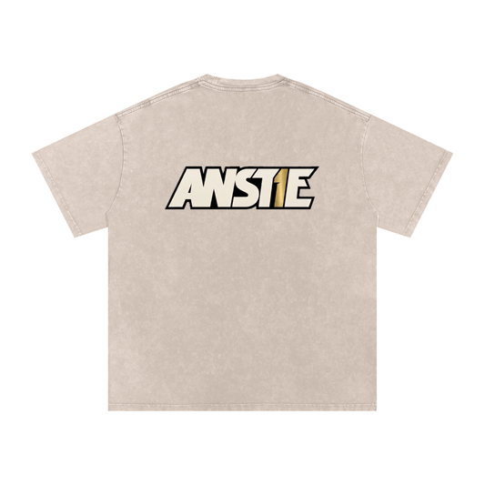 MA99 Snow Washed Oversized Cotton T-Shirt - Unisex