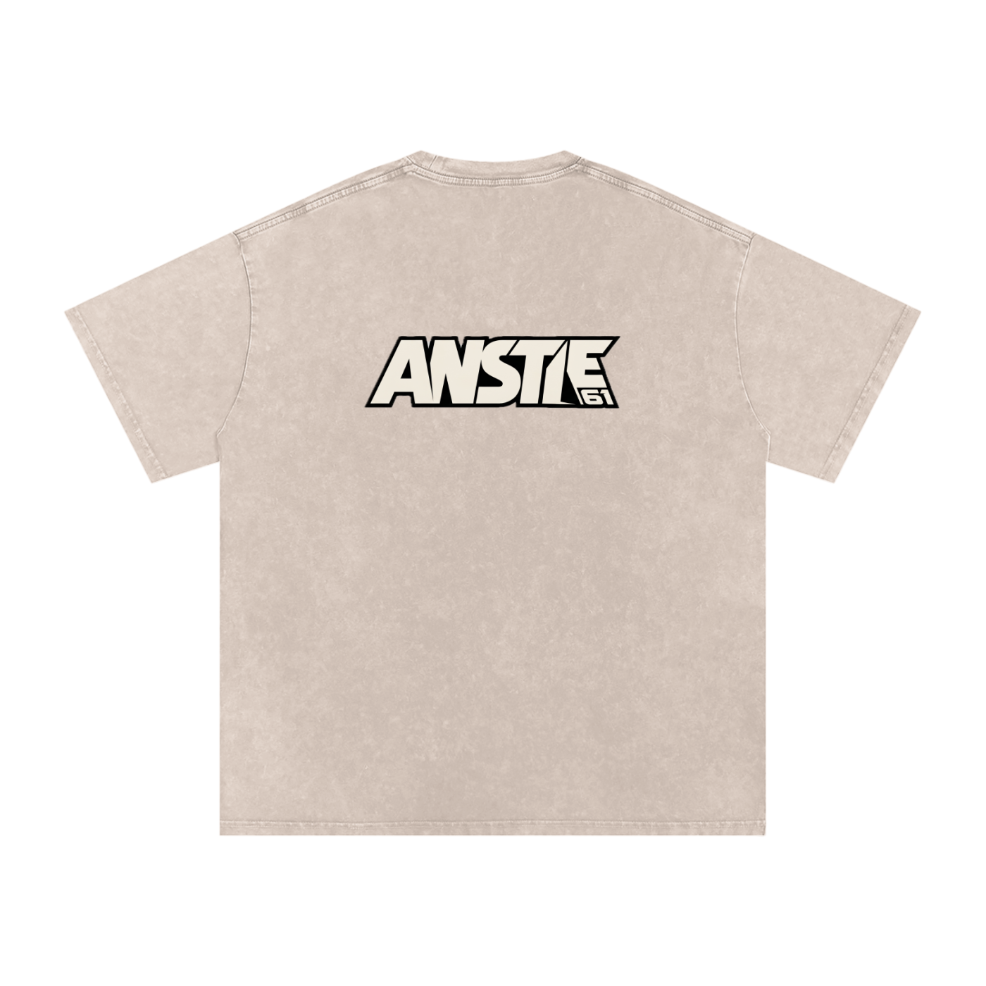 61 Snow Washed Oversized Cotton T-Shirt - Unisex