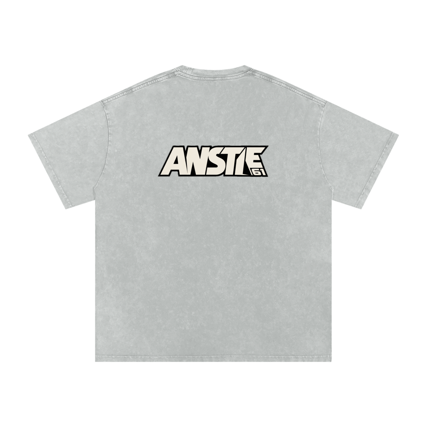 61 Snow Washed Oversized Cotton T-Shirt - Unisex