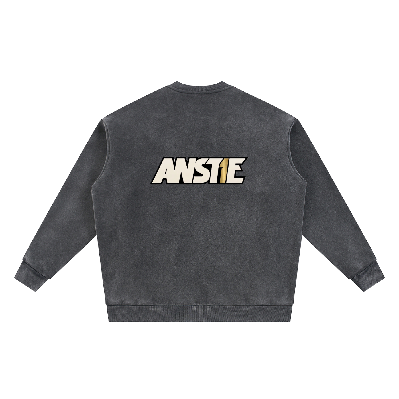 ANSTIE Vintage Washed Fleece Baseball Jacket - Unisex