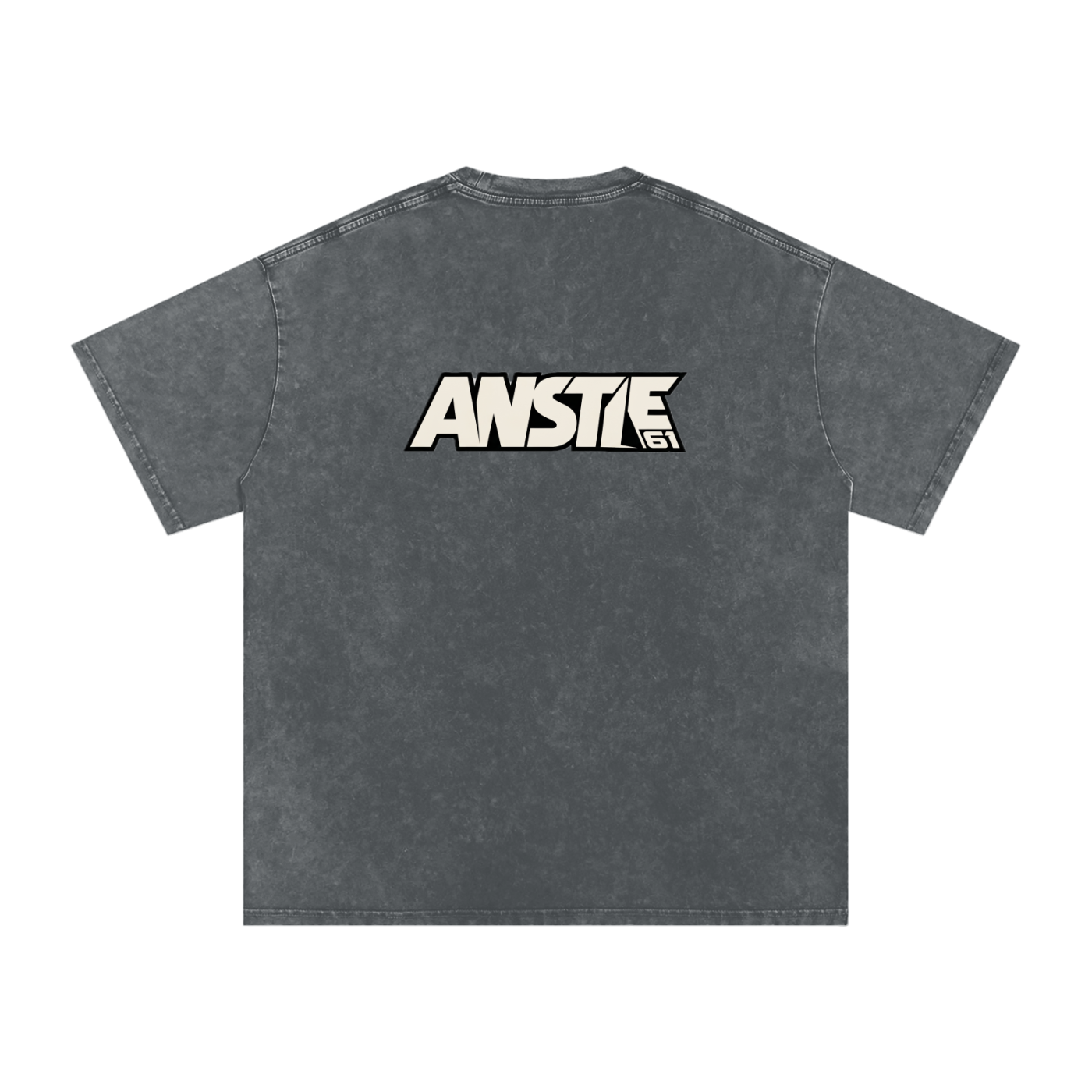 61 Snow Washed Oversized Cotton T-Shirt - Unisex