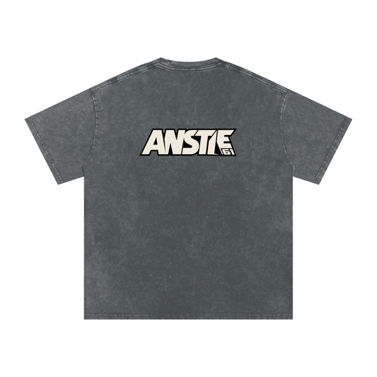 61 Snow Washed Oversized Cotton T-Shirt - Unisex