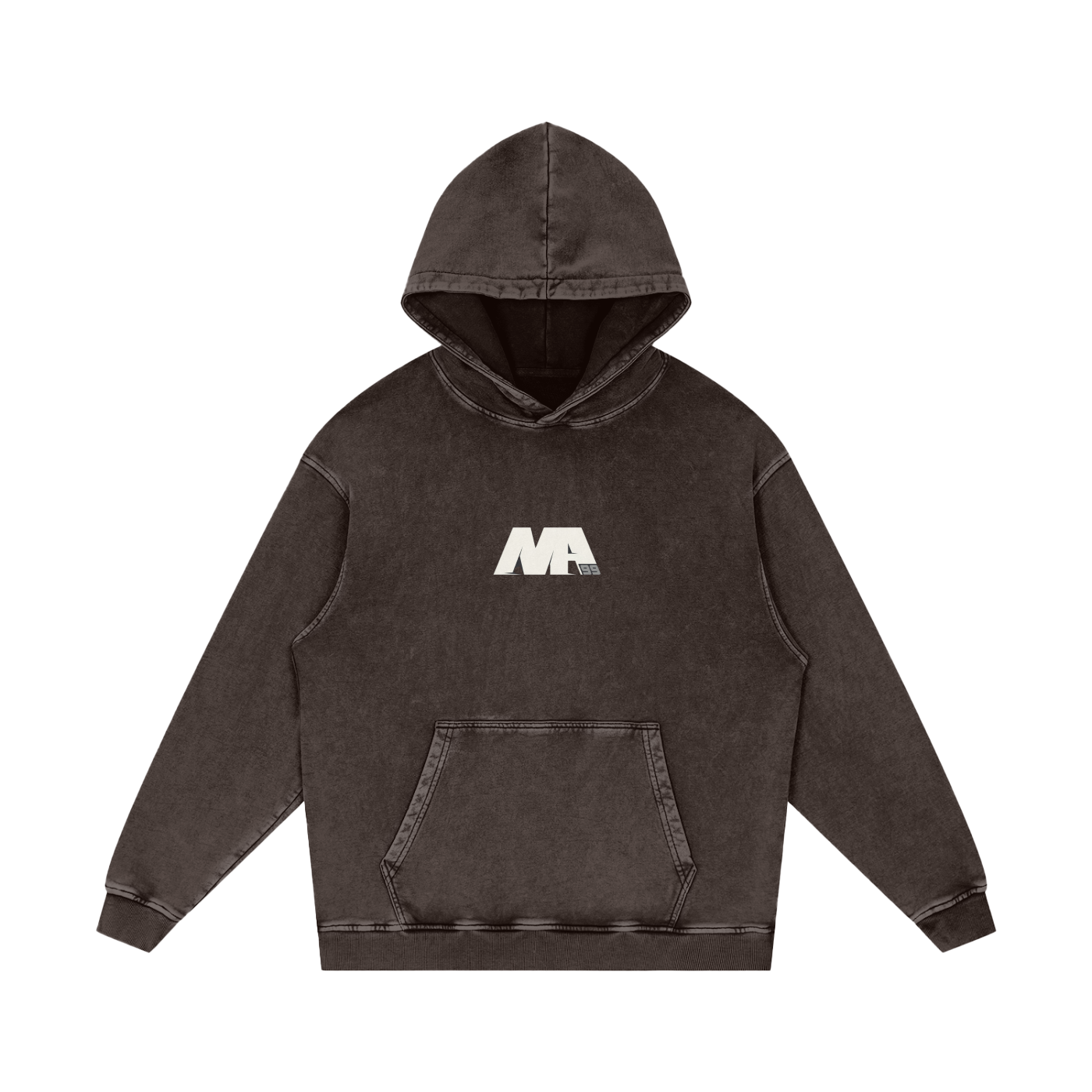 MA99 Snow Washed Loose Hoodie - Unisex