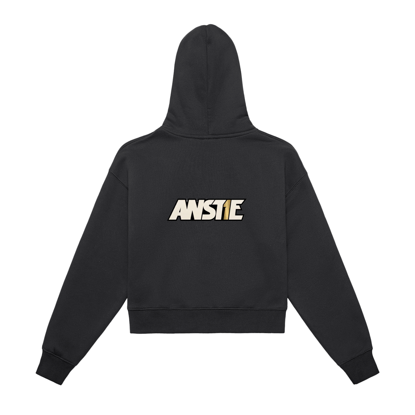 MA99 Fleeced Zip-Up Cropped Hoodie - Womens