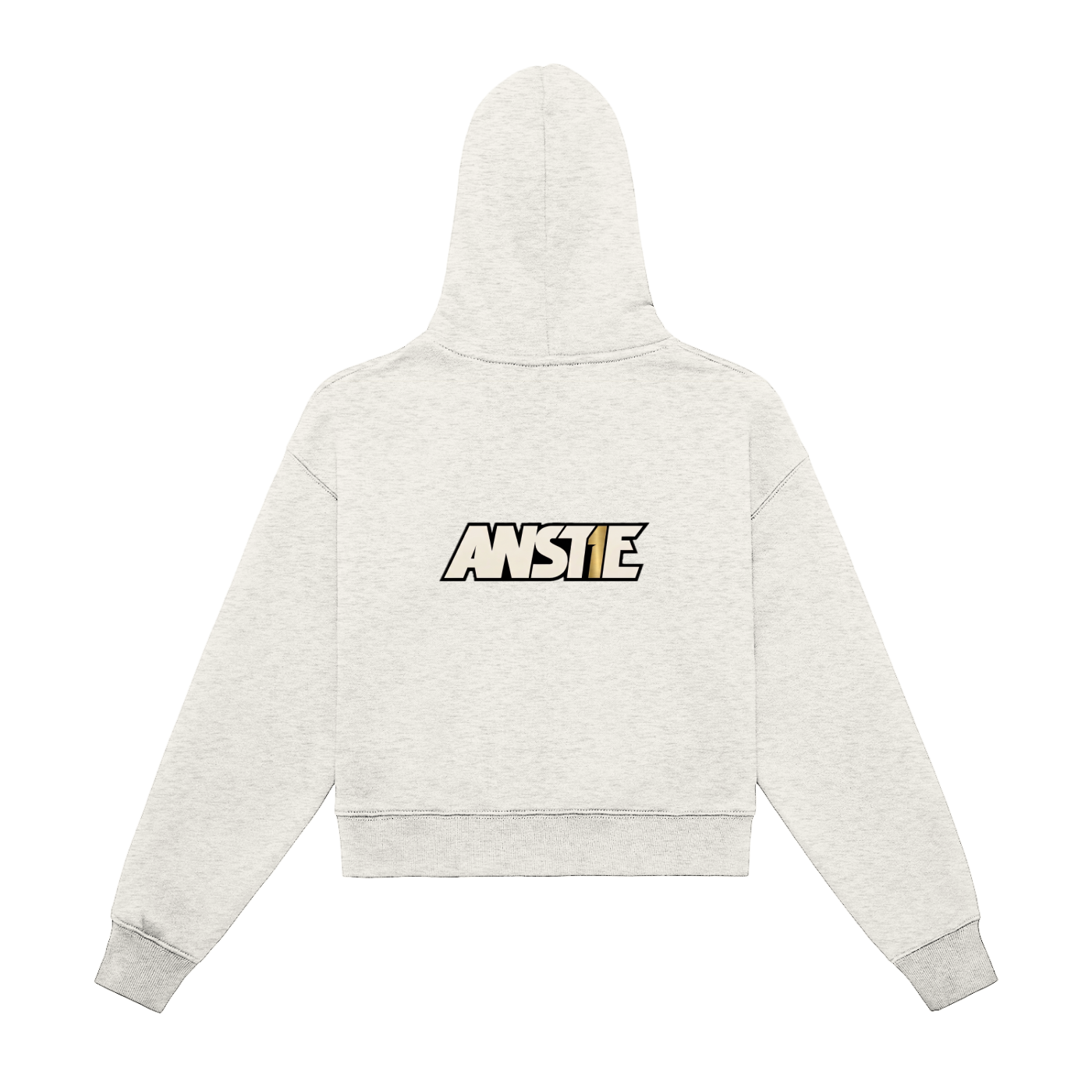 MA99 Fleeced Zip-Up Cropped Hoodie - Womens