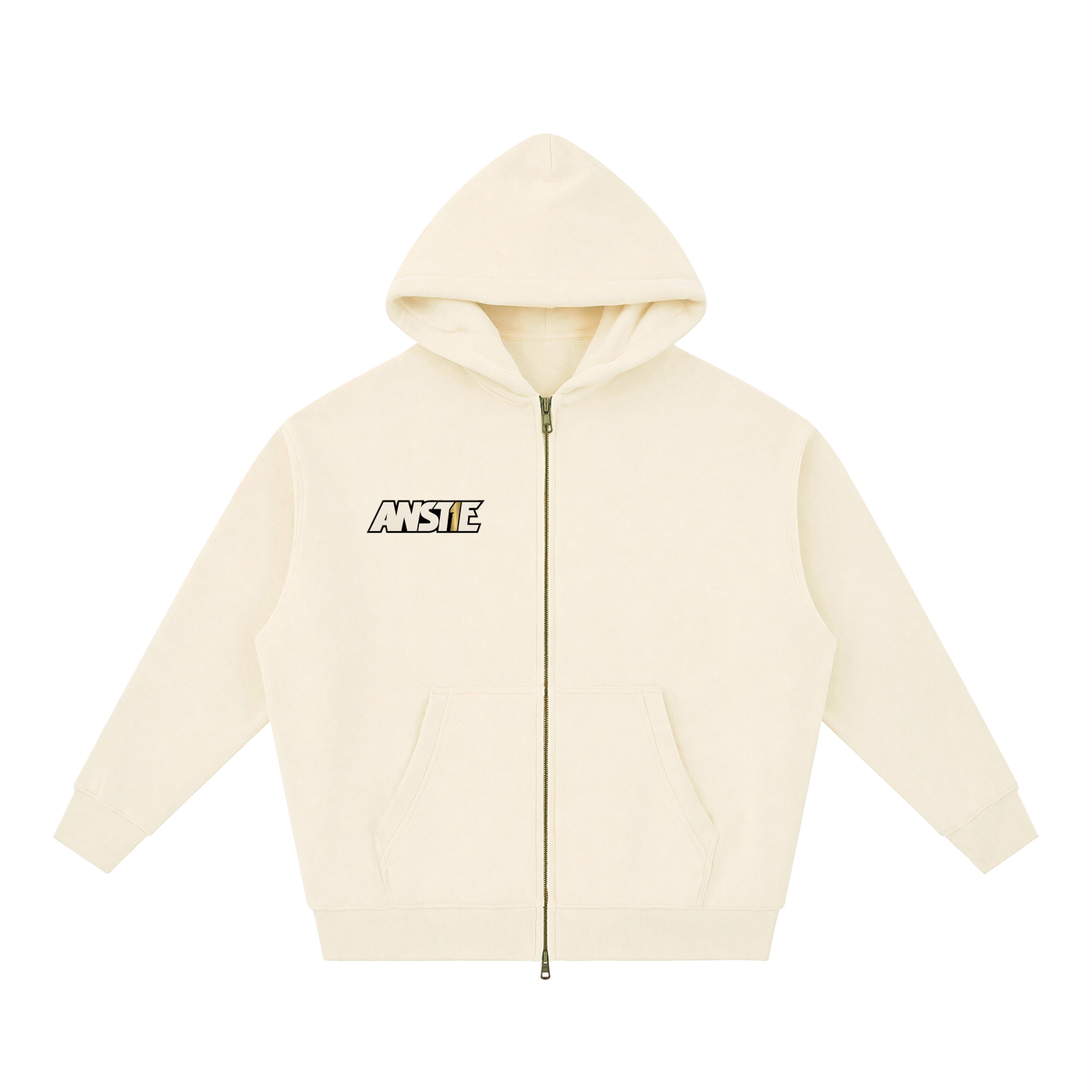 ANST1E Essential Oversized Fleece Boxy Hoodie