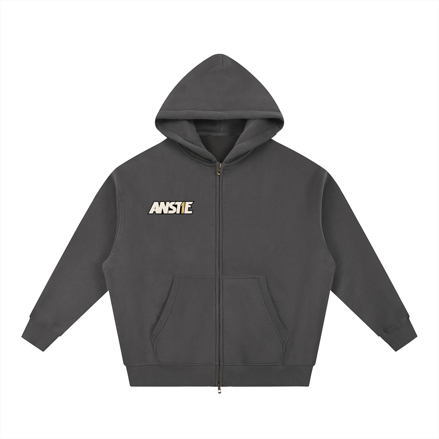 ANST1E Essential Oversized Fleece Boxy Hoodie