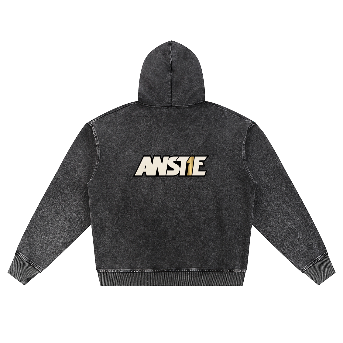 MA99 Snow Wash Oversized Zip-Up Hoodie - Unisex