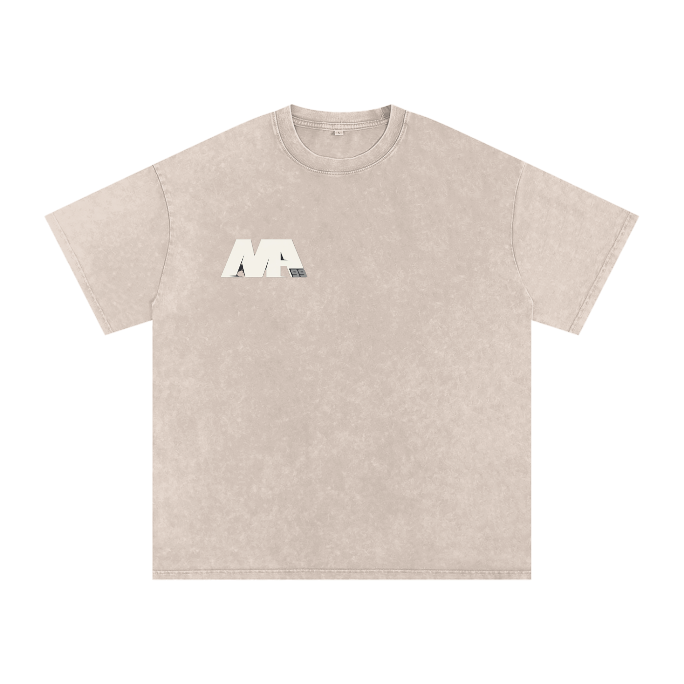 MA99 Snow Washed Oversized Cotton T-Shirt - Unisex