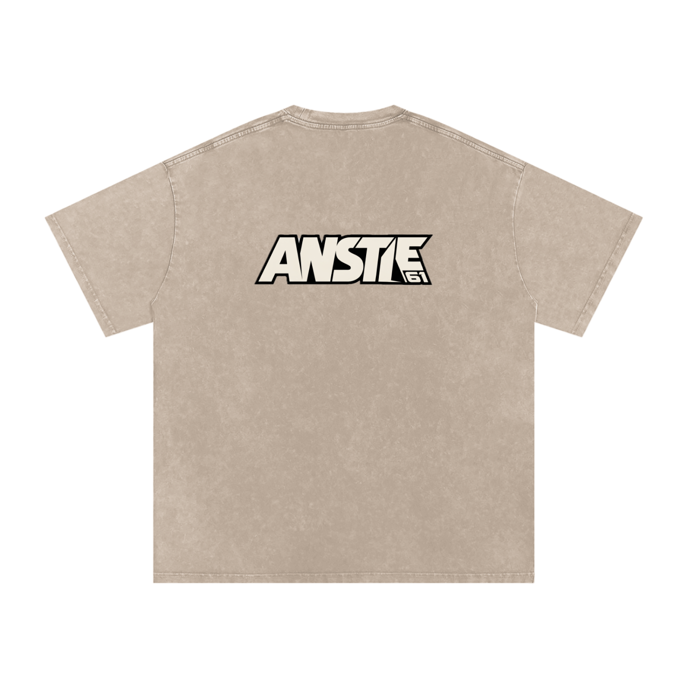 61 Snow Washed Oversized Cotton T-Shirt - Unisex