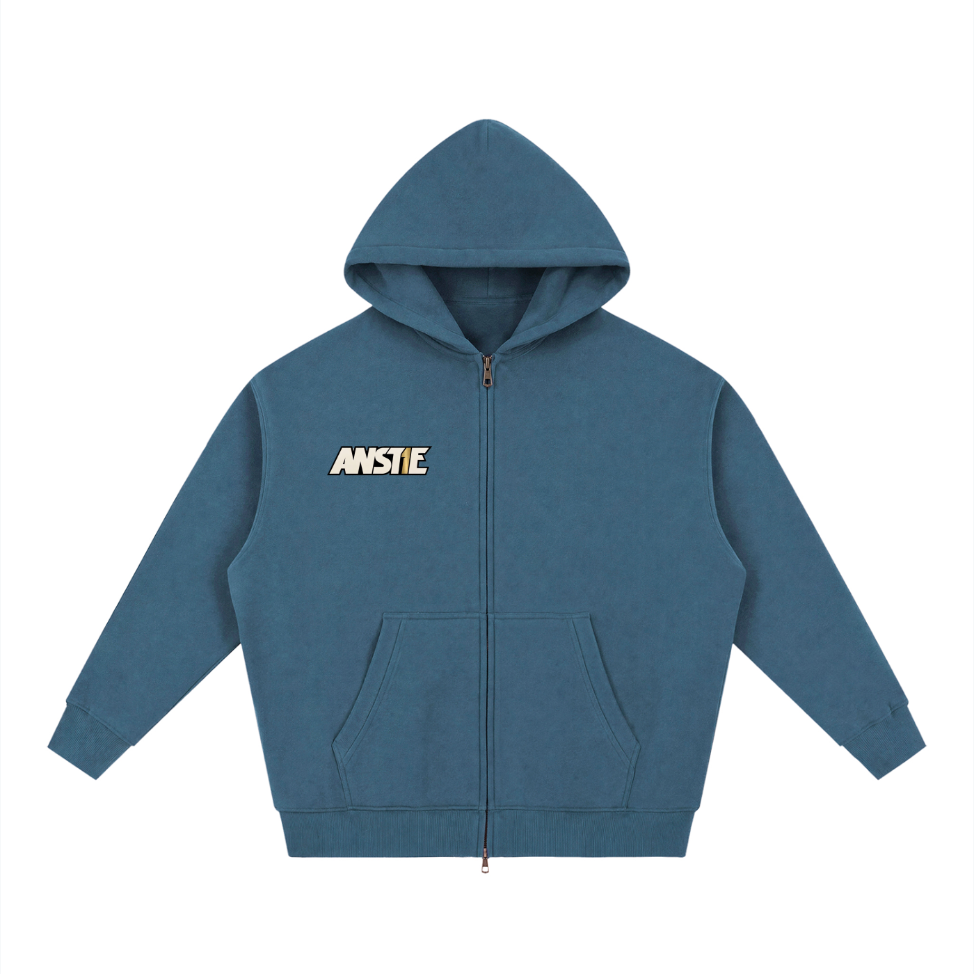ANST1E Essential Oversized Fleece Boxy Hoodie