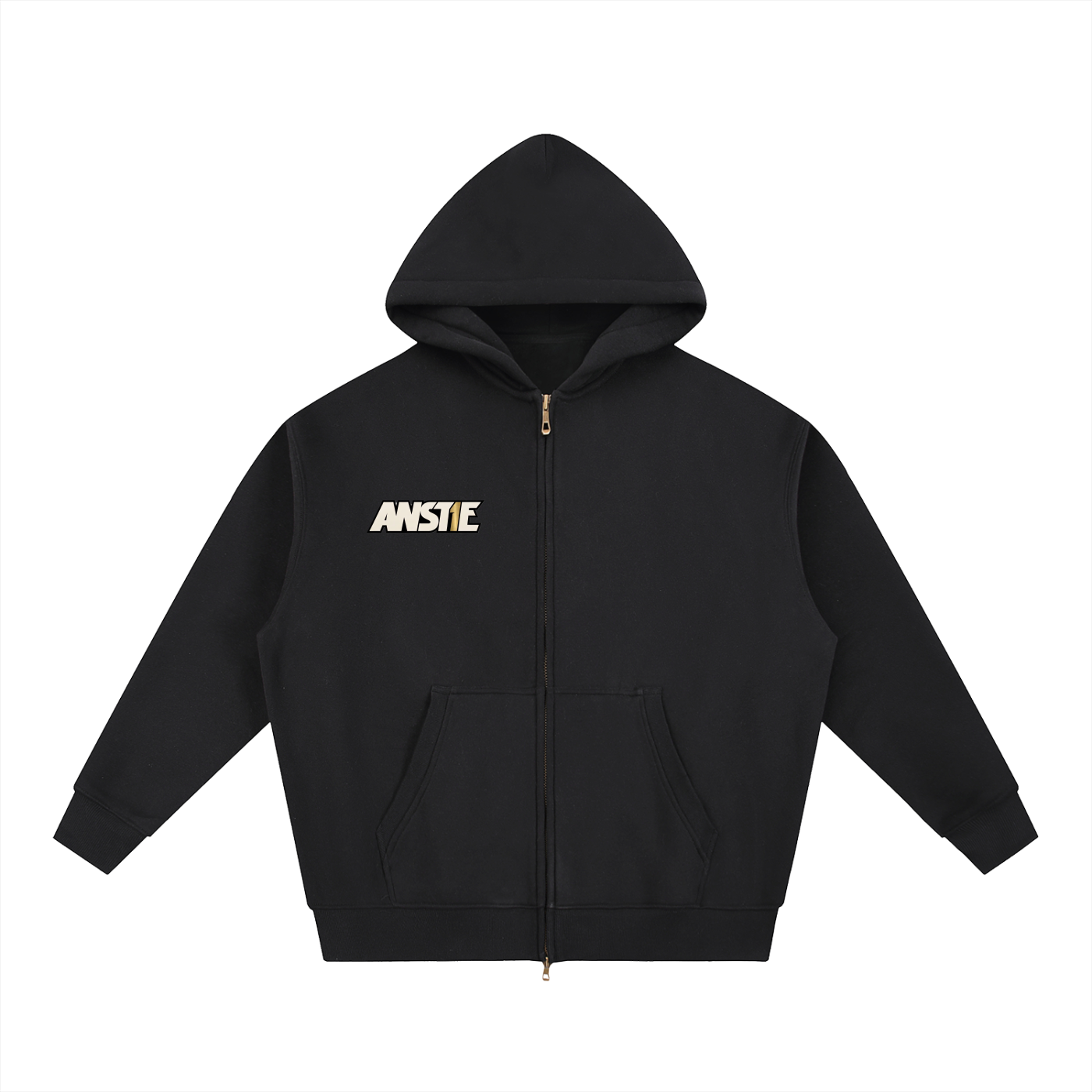 ANST1E Essential Oversized Fleece Boxy Hoodie