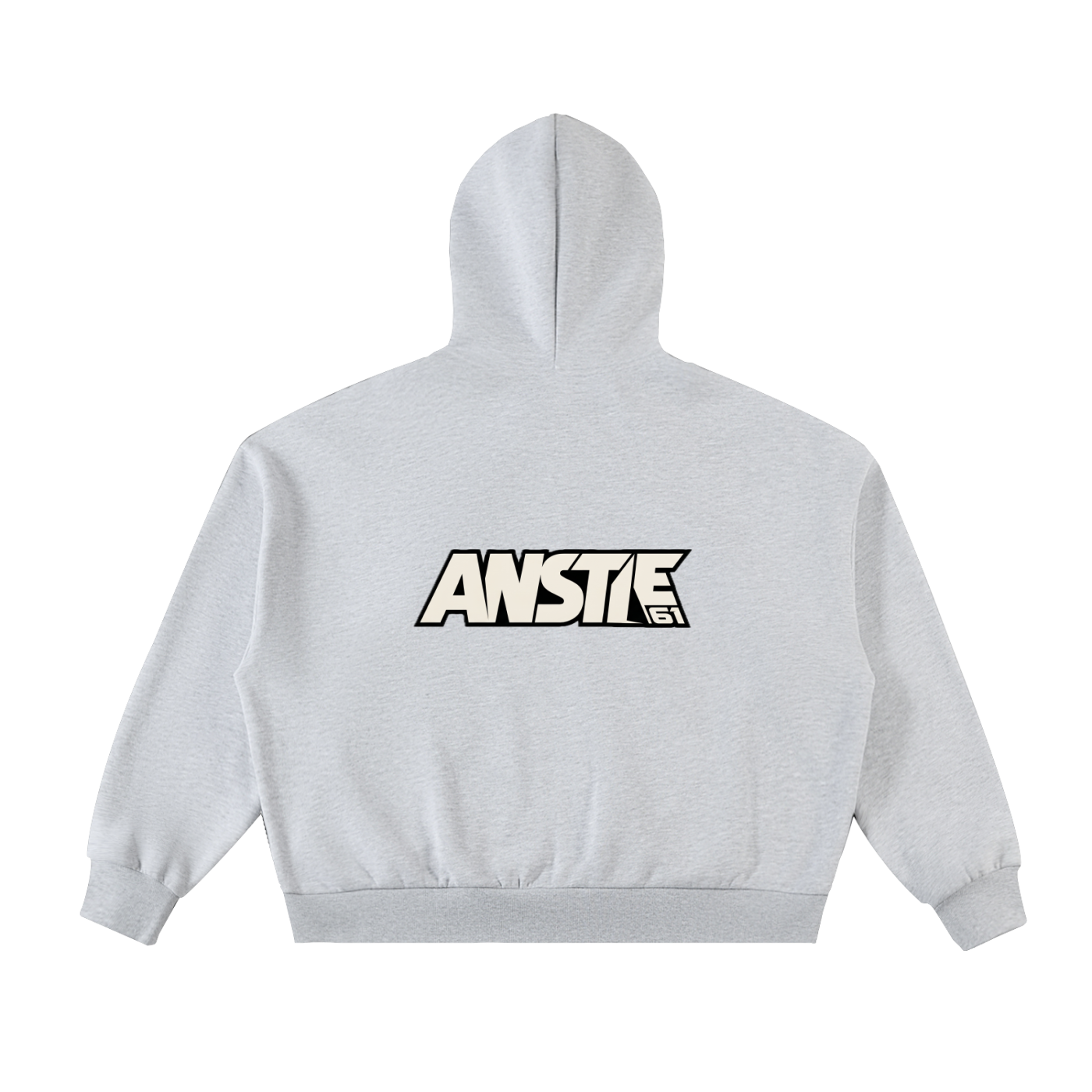 61 Fleeced Full-Zip Boxy Hoodie