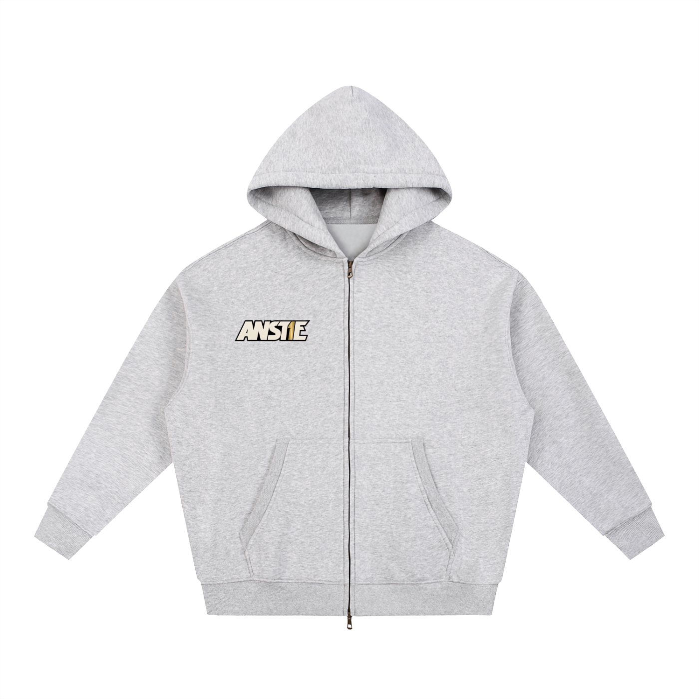 ANST1E Essential Oversized Fleece Boxy Hoodie